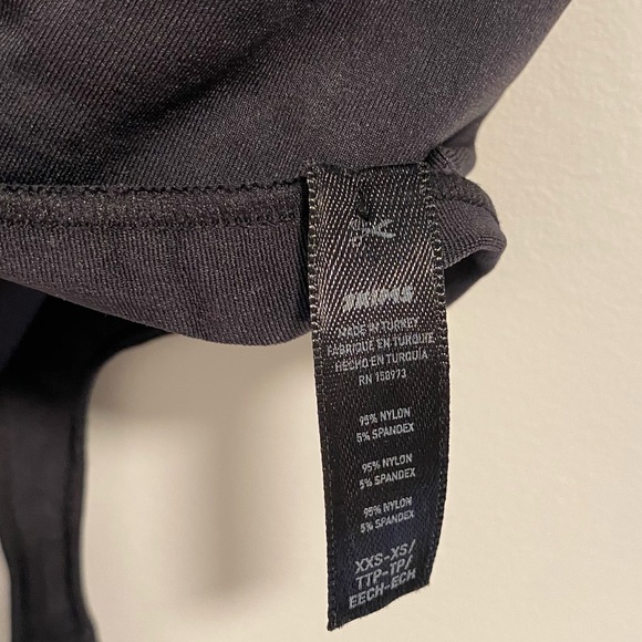 XXS-XS SKIMS GREY MOCKNECK BODYSUIT - Picture 4 of 8